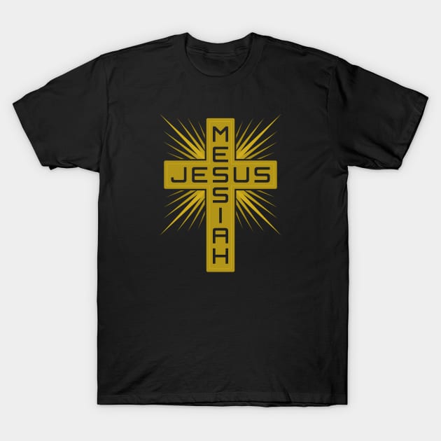 Jesus Messiah Cross T-Shirt by Studio DAVE